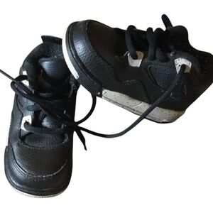 Air Jordan IV Retro Sneakers Nike Air Jordans Black White Toddler Size 7 RARE